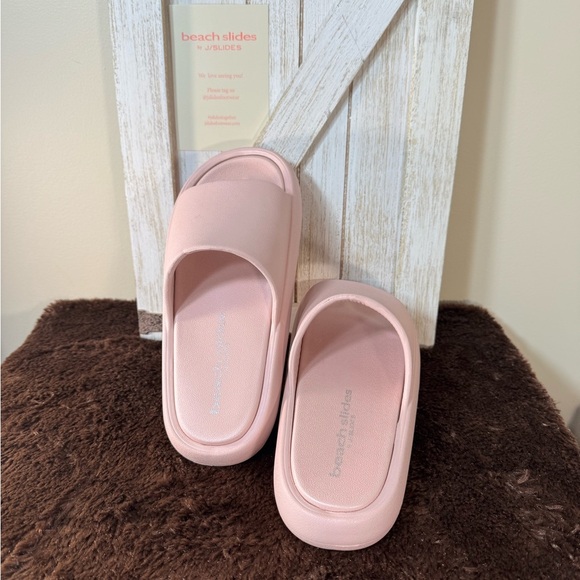 J SLIDES, SQUISH PALE PINK EVA SQUISHY COMFORT. Size 8 and 10 New in box - Picture 3 of 9